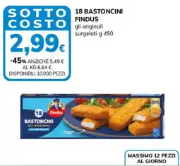 Basko Bastoncini Findus gli originali offerta