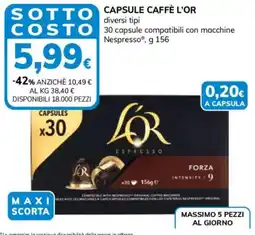 Basko Capsule caffè L'Or offerta