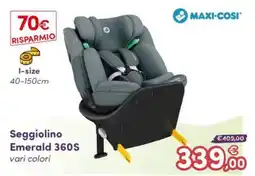 B di Bimbi Maxi-Cosi Seggiolino Emerald 360S offerta