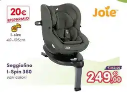 B di Bimbi Joie Seggiolino I-Spin 360 offerta