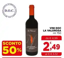 Gran mercato Vini Doc La Valorosa offerta