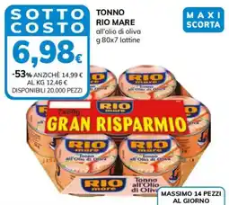 Basko Tonno all'olio di oliva Rio Mare offerta