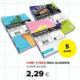 Oasi Mitama maxi quaderni offerta