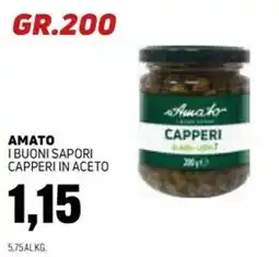 Emporio Amato Amato capperi in aceto offerta