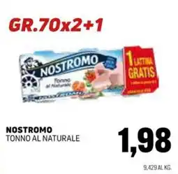 Emporio Amato Nostromo tonno al naturale offerta