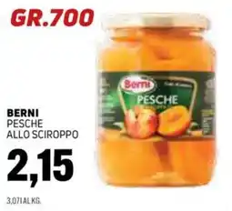 Emporio Amato Berni pesche allo sciroppo offerta