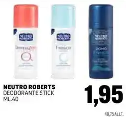 Emporio Amato Neutro Roberts deodorante stick offerta