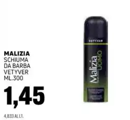 Emporio Amato Malizia schiuma da barba vetyver offerta