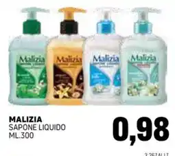 Emporio Amato Malizia sapone liquido offerta