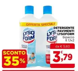 Gran mercato Detergente pavimenti Lysoform offerta