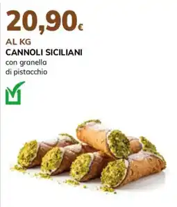 Basko Cannoli siciliani con granella di pistacchio offerta