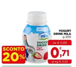 Gran mercato Yogurt drink Mila offerta