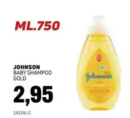 Emporio Amato Johnson baby shampoo gold offerta