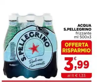 Acqua S.Pellegrino frizzante