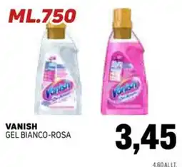 Emporio Amato Vanish gel bianco-rosa offerta