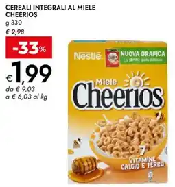 Bennet Cereali integrali al miele Cheerios offerta