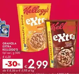 Bennet Granola extra Kellogg's offerta