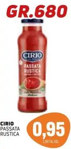 Emporio Amato Cirio Passata Rustica offerta