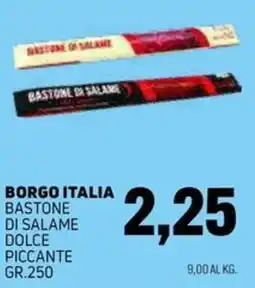 Emporio Amato Borgo Italia bastone di salame dolce piccante offerta