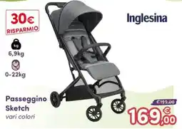 B di Bimbi Inglesina Passeggino Sketch offerta