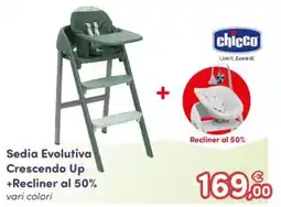 B di Bimbi Sedia Evolutiva Crescendo Up chicco offerta