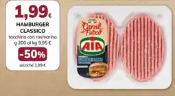 Basko Carne al Fudco AIA Hamburger Classico offerta