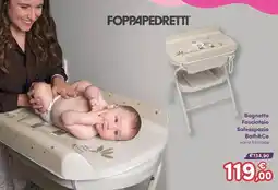 B di Bimbi Bagnetto Fasciatoio Salvaspazio Bath&Co offerta