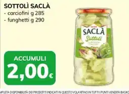Basko Sottolì Saclà offerta