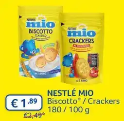 B di Bimbi Nestlé mio Biscotto / Crackers offerta