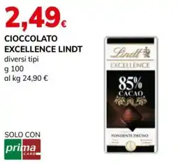 Basko Cioccolato Excellence Lindt offerta