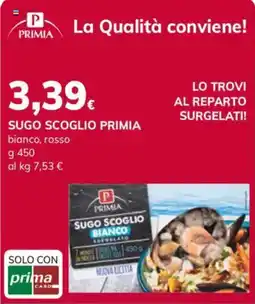 Basko Sugo scoglio Primia offerta