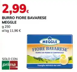 Basko Burro fiore bavarese Meggle offerta