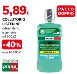 Basko Collutorio Listerine difesa denti e gengive offerta