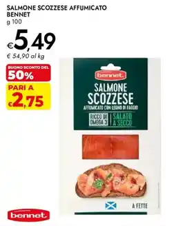 Bennet Salmone scozzese affumicato bennet offerta