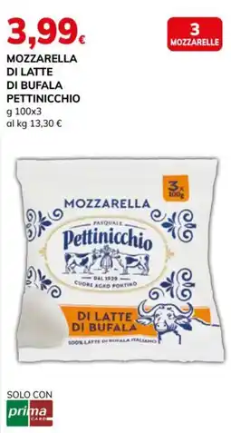 Basko Mozzarella di latte di bufala Pettinicchio offerta