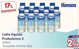 B di Bimbi Latte liquido Probalance 2 offerta