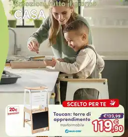 B di Bimbi Toucan: torre di apprendimento trasformabile Maxi-Cosi offerta