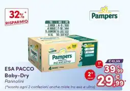 B di Bimbi Pampers Baby-Dry Pannolini offerta