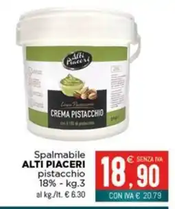 Altasfera Spalmabile ALTI PIACERI pistacchio offerta