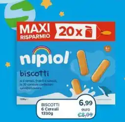 B di Bimbi Biscotti 6 Cereali offerta
