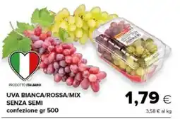 Oasi Uva bianca/rossa/mix senza semi offerta