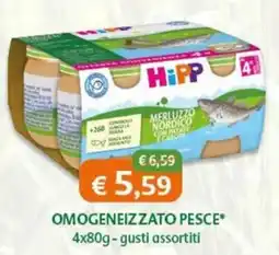 B di Bimbi HiPP Omogeneizzato Pesce* offerta