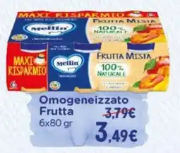 B di Bimbi Omogeneizzato Frutta Mellin offerta