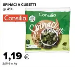 Oasi Spinaci a cubetti Consilia offerta
