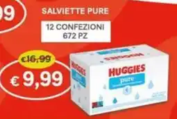 B di Bimbi Salviette pure Huggies pure offerta