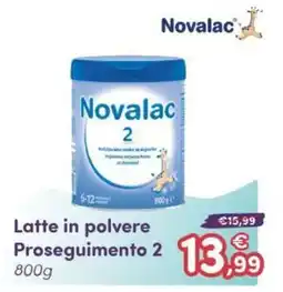 B di Bimbi Novalac Latte in polvere Proseguimento 2 offerta