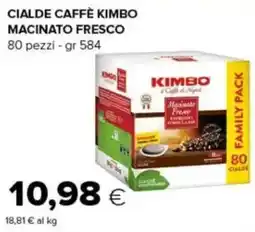 Oasi Cialde caffè Kimbo macinato fresco offerta