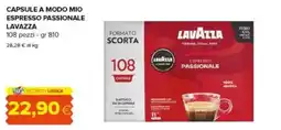 Oasi Capsule a modo mio espresso passionale Lavazza offerta