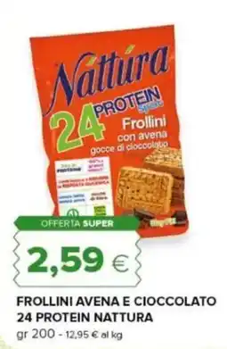 Oasi Frollini avena e cioccolato 24 Protein Nattura offerta