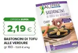 Oasi Ali Free Bastoncini di tofu alle verdure offerta